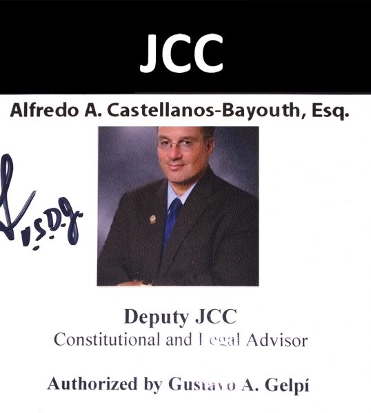 The Federal Court expanded the role of Alfredo Castellanos Bayouth Esq. as Deputy JCC-Monitor