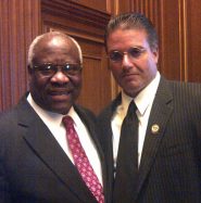 Mr. Castellanos with Clarence Thomas, an Associate Justice of the Supreme Court of the United States