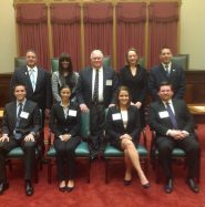 Judges and finalists of the 2014 Thurgood A. Marshall Memorial Moot Court Competition