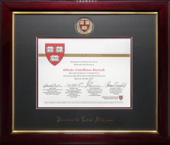 Certificate of Completion - Harvard Negotiation Master Class