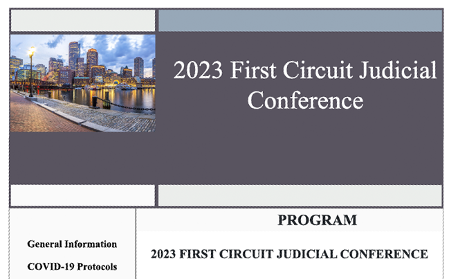 Mr. Castellanos invited for the ninth time to the First Circuit Judicial Conference.